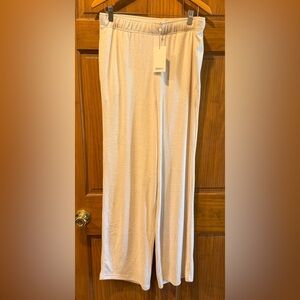 NWT!Quince (flaw) Cream Lounge Pants Sz L